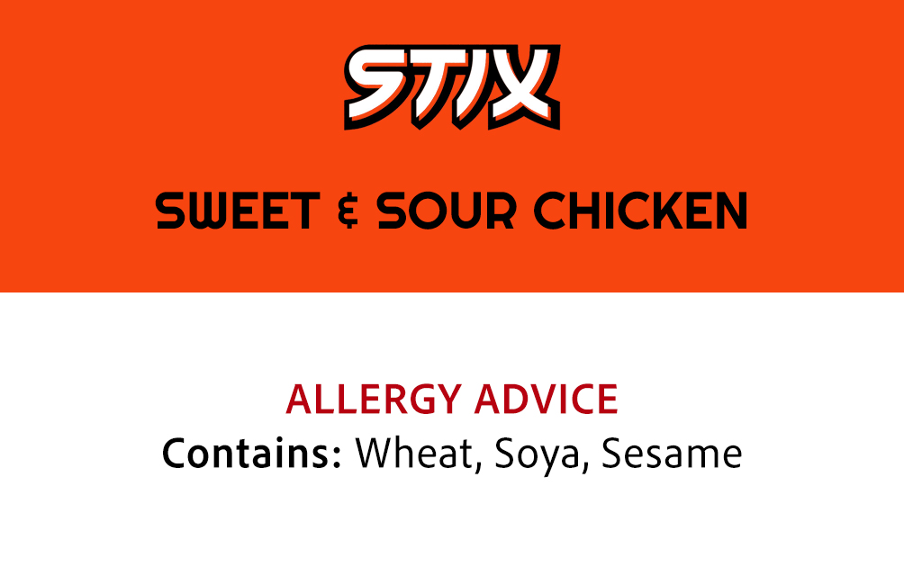 Sweet & Sour Chicken Allergens